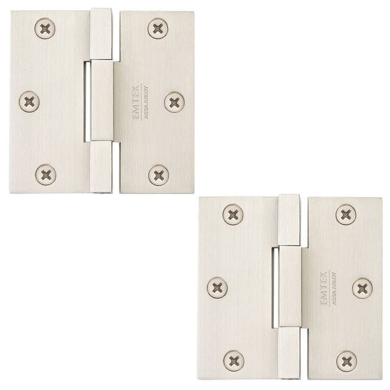 Emtek Brass, Square Barrel, Heavy Duty Hinge