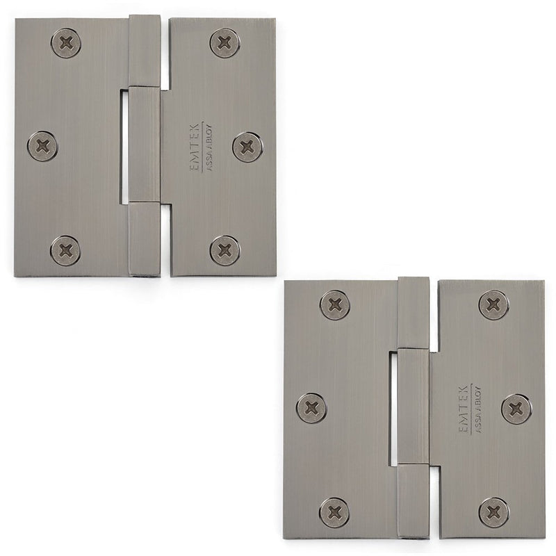 Emtek Brass, Square Barrel, Heavy Duty Hinge