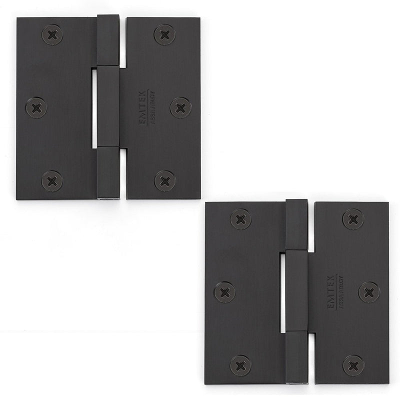 Emtek Brass, Square Barrel, Heavy Duty Hinge