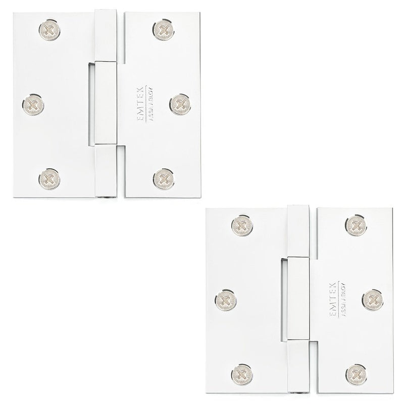 Emtek Brass, Square Barrel, Heavy Duty Hinge