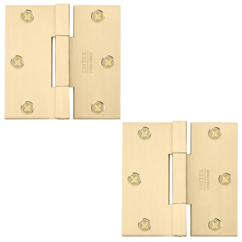 Emtek Brass, Square Barrel, Heavy Duty Hinge