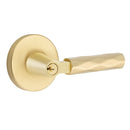 Emtek L Square tribeca Key In Lever Lockset Dummy, Pair with Disk Rosette