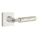 Emtek L Square tribeca Key In Lever Lockset Dummy, Pair with Square Rosette