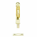 Emtek 8502 Door Flush Bolts with 5/8" Radius Corners, 12" Dimension