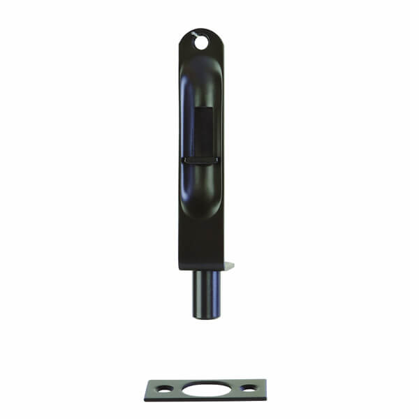 Emtek 8502 Door Flush Bolts with 5/8" Radius Corners, 12" Dimension