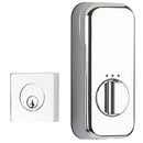 Emtek Square Single Cylinder Deadbolt with EMPowered Motorized Smart Lock Upgrade