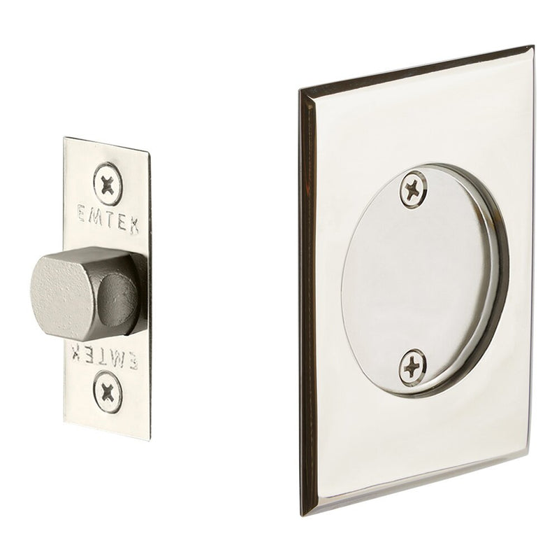 Emtek Tubular Rectangular Pocket Door Locks
