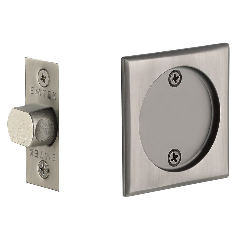 Emtek Tubular Square & Round Pocket Door Locks