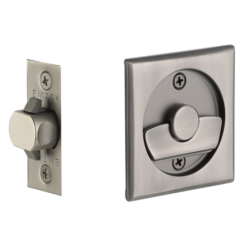 Emtek Tubular Square & Round Pocket Door Locks