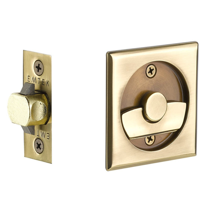 Emtek Tubular Square & Round Pocket Door Locks