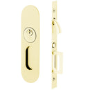 Emtek Narrow Oval Pocket Door Mortise Lock