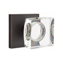 Emtek Modern Square Knob Concealed Screws with Square Rosette