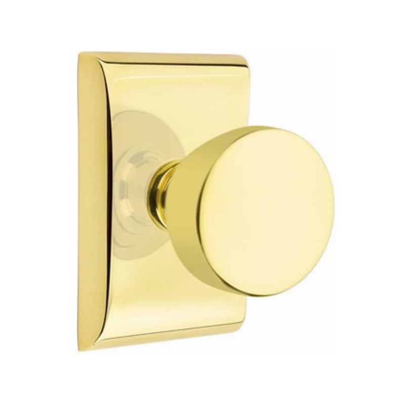 Emtek Laurent Knob Concealed Screws with Neos Rosette