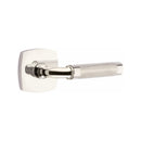 Emtek Select R-BAR Knurled Lever Concealed Screws  with Urban Modern Rosette