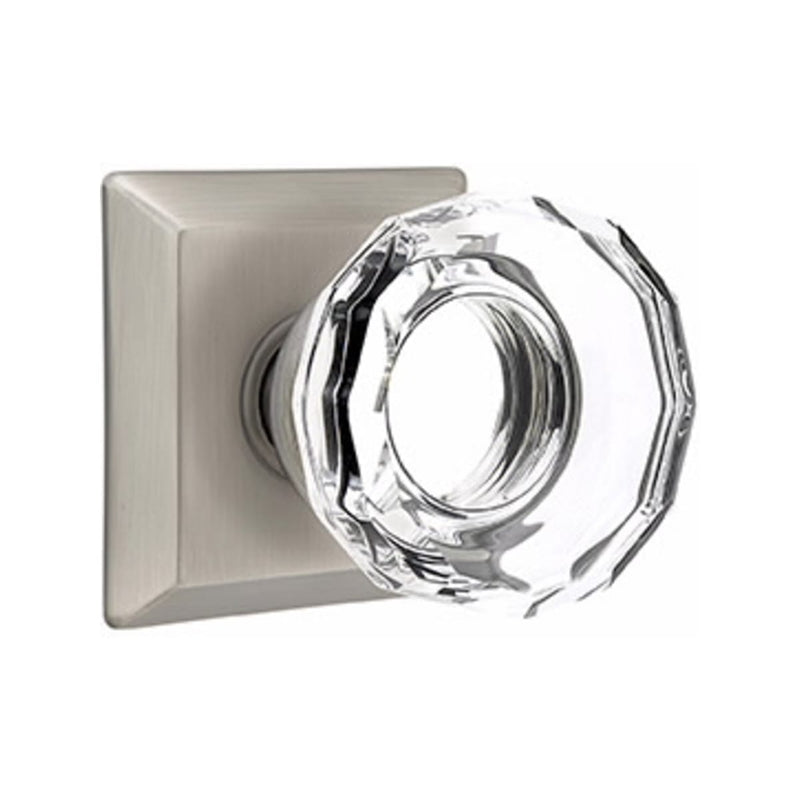Emtek Lowell Knob Concealed Screws With Quincy Rosette