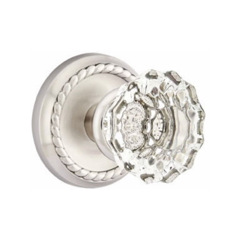 Emtek Astoria Knob Concealed Screws With Rope Rosette