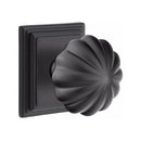 Emtek Melon Knob Concealed Screws With Wilshire Rosette