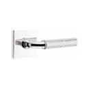 Emtek Select R-BAR Hammered Lever Concealed Screws with Square Rosette