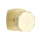 Emtek Octagon Knob Concealed Screws with Urban Modern Rosette