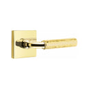 Emtek Select R-BAR Hammered Lever with Square Rosette
