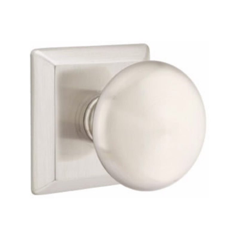 Emtek Providence Knob Concealed Screws With Quincy Rosette
