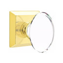 Emtek Hampton Knob Concealed Screws With Quincy Rosette