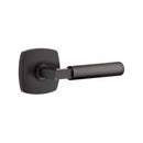 Emtek Select L-Square Smooth Lever Concealed Screws with Urban Modern Rosette
