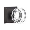 Emtek Lowell Knob Concealed Screws With Quincy Rosette