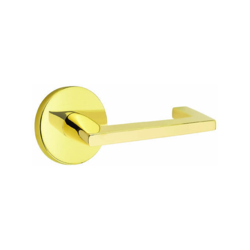EMTEK Argos Lever Concealed Screws with Disk Rosette
