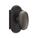 Emtek Sandcast Bronze Egg Knob Concealed Screws with