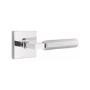 Emtek Select L-Square Straight Knurled Lever Concealed Screws with Square Rosette