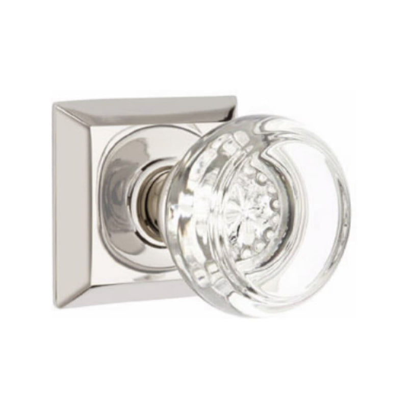 Emtek Georgetown Knob Concealed Screws With Quincy Rosette