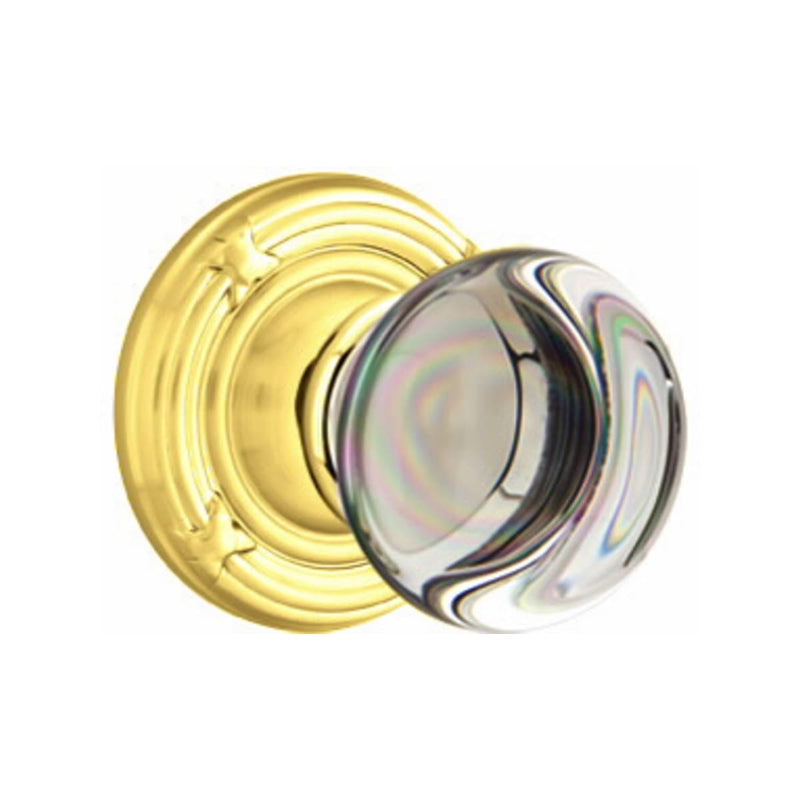 Emtek Providence Knob Concealed Screws With Ribbon & Reed Rosette