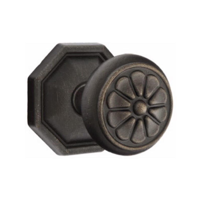 Emtek Lost Wax Petal Knob Concealed Screws with