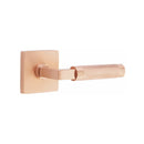 Emtek Select L-Square Knurled Lever with Square Rosette