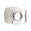Emtek Modern Square Knob Concealed Screws with Urban Modern Rosette