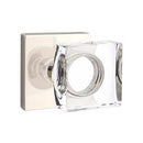Emtek Modern Square Knob Concealed Screws with Square Rosette