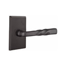 Emtek Sandcast Bronze Montrose Lever Concealed Screws with