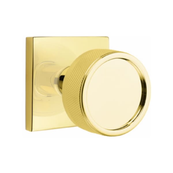 Emtek Select Conical Knurled Knob Concealed Screws with Square Rosette