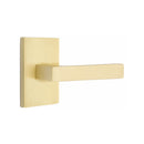 EMTEK Dumont Lever Concealed Screws with Modern Rectangular Rosette