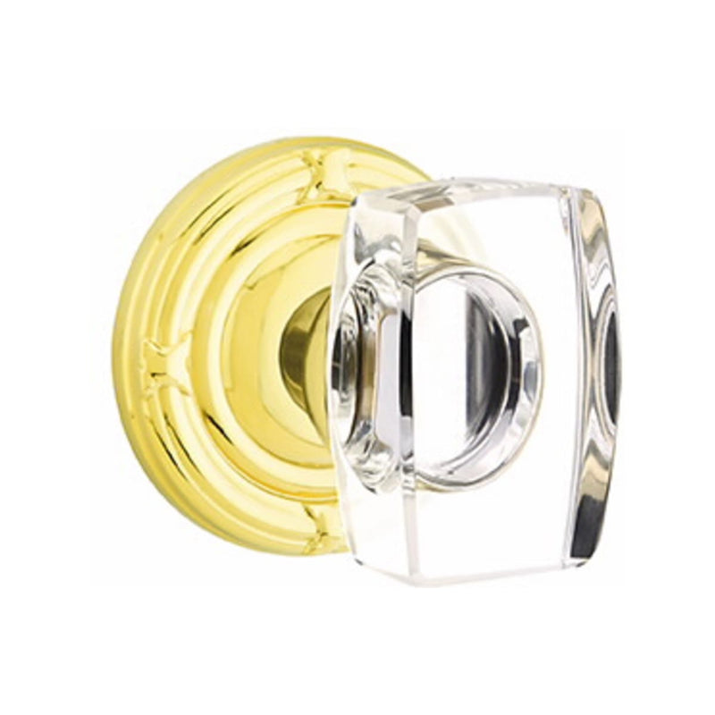 Emtek Windsor Knob Concealed Screws With Ribbon & Reed Rosette