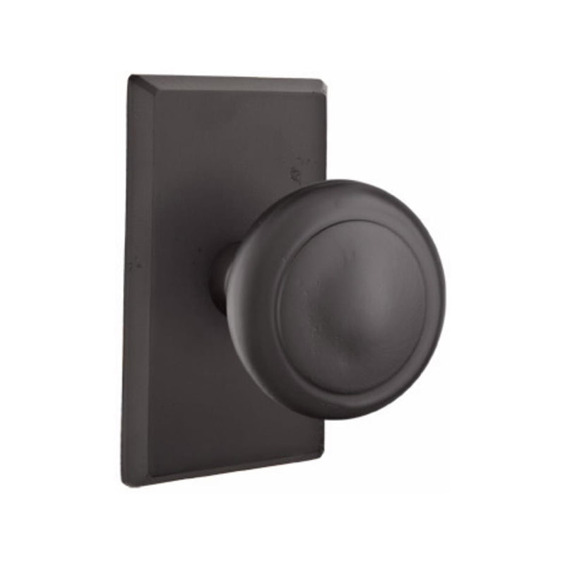Emtek Sandcast Bronze Butte Knob Concealed Screw with
