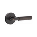 Emtek Select T-BAR Faceted Lever Concealed Screws with Disk Rosette