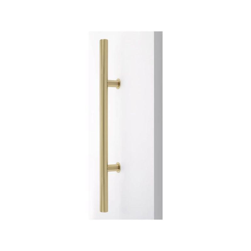 Emtek Round Long Door Pulls - Stainless Steel