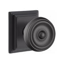 Emtek Waverly Knob Concealed Screws With Wilshire Rosette