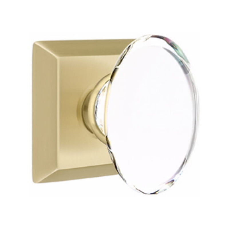 Emtek Hampton Knob Concealed Screws With Quincy Rosette