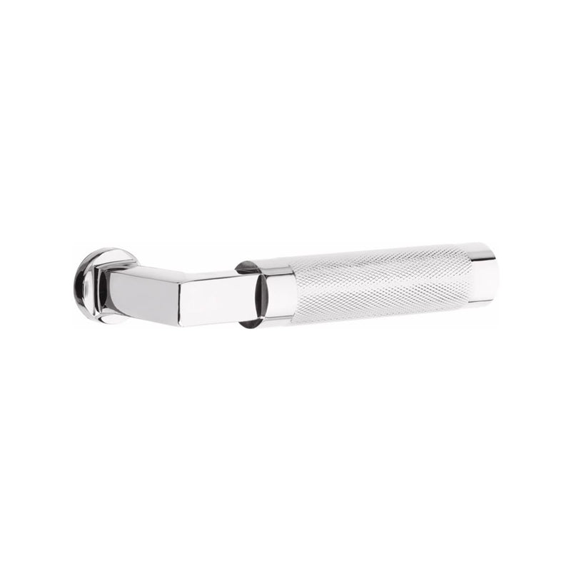 Emtek Modern Style Electronic Keypad Leverset with Select L-Square Knurled Lever