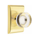 Emtek Modern Disc Knob Concealed Screws with Neos Rosette