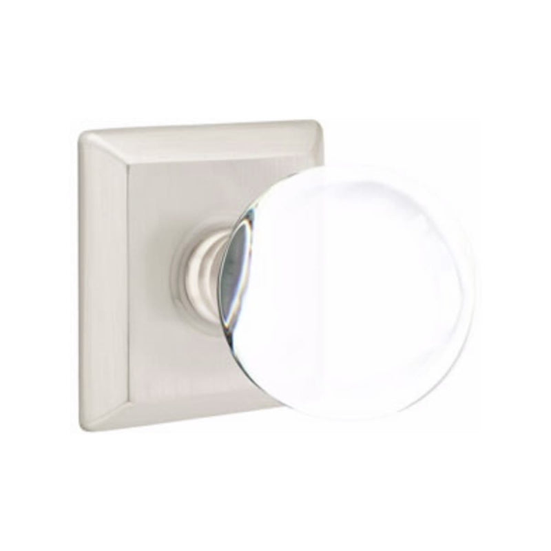 Emtek Bristol Knob Concealed Screws With Quincy Rosette