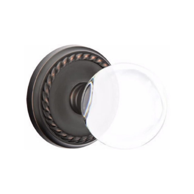 Emtek Bristol Knob Concealed Screws With Rope Rosette